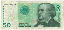 Banknote, Norway, 50 Kroner, 2008, KM:46c, VF(20-25)