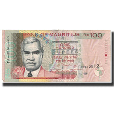 Nota, Maurícia, 100 Rupees, 2009, KM:56c, EF(40-45)