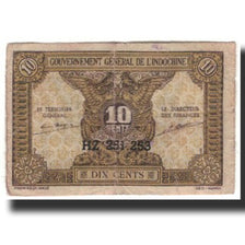 Banknote, FRENCH INDO-CHINA, 10 Cents, KM:89a, VG(8-10)
