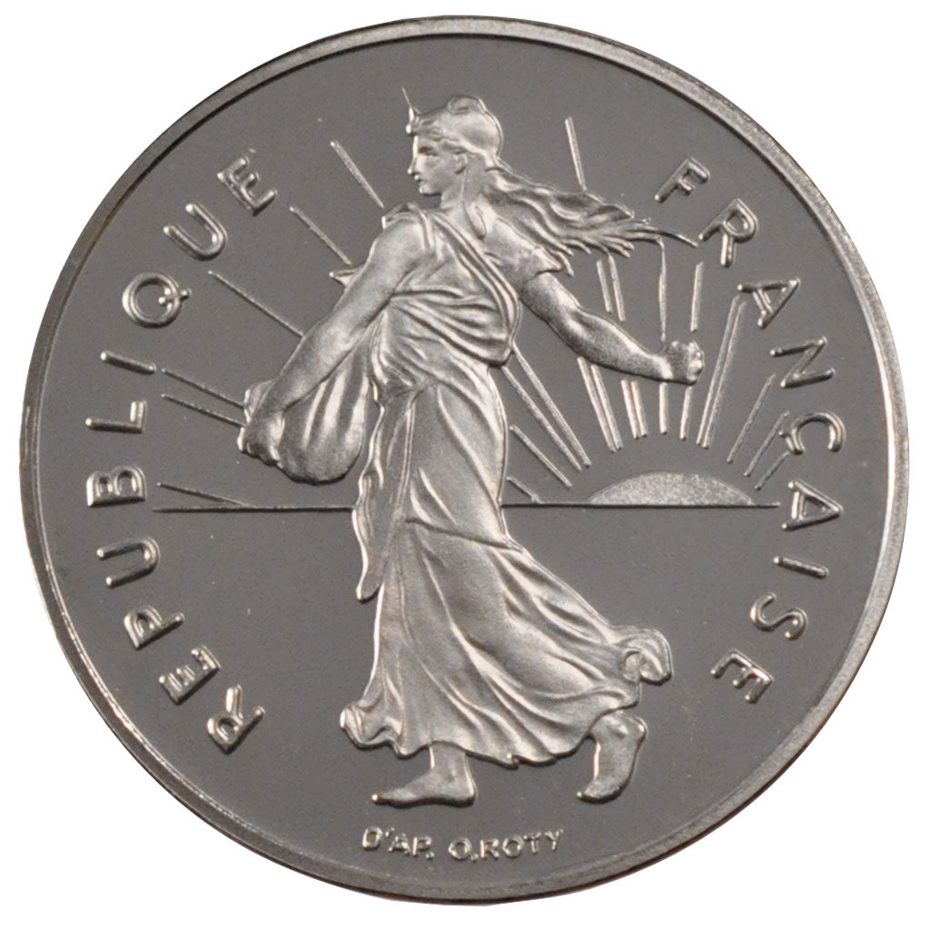 FRANCE, Semeuse, 1 Franc, 1996, Paris, MS(63), Nickel, 24, Gadoury #474b, 6.00