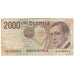 Banknot, Włochy, 2000 Lire, 1990-1992, Undated (1990-92), KM:115, VG(8-10)
