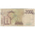 Banknote, Italy, 2000 Lire, 1990-1992, Undated (1990-92), KM:115, VG(8-10)