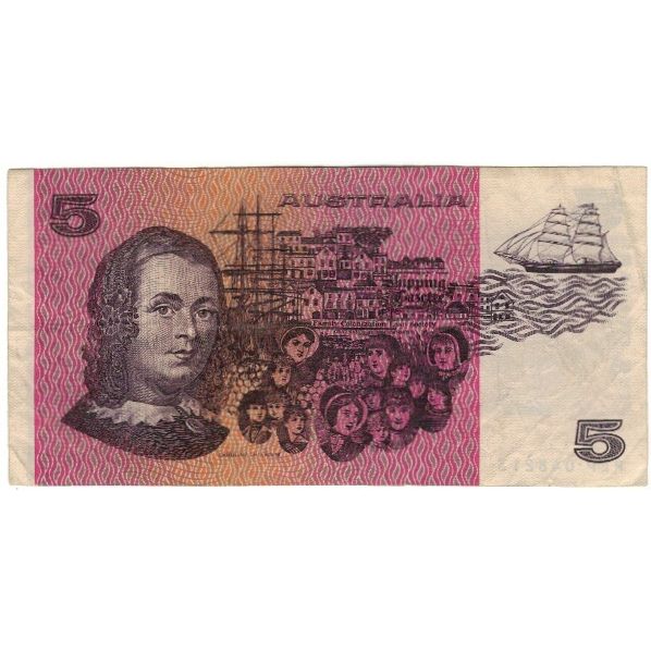 Banconote, Australia, 5 Dollars, 1985, KM:44e, MB+