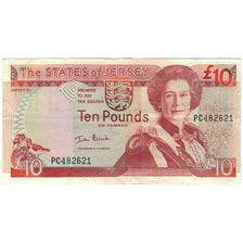 Geldschein, Jersey, 10 Pounds, 2000, KM:28a, SS