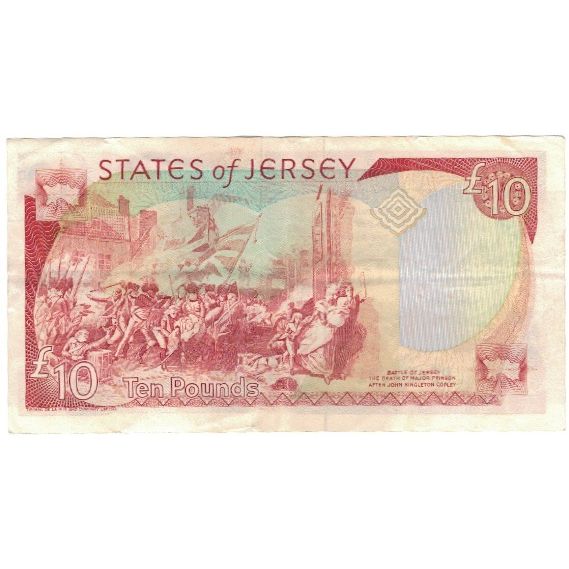 Geldschein, Jersey, 10 Pounds, 2000, KM:28a, SS