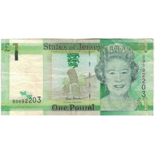 Banknote, Jersey, 1 Pound, Undated (2010), KM:32a, VF(30-35)