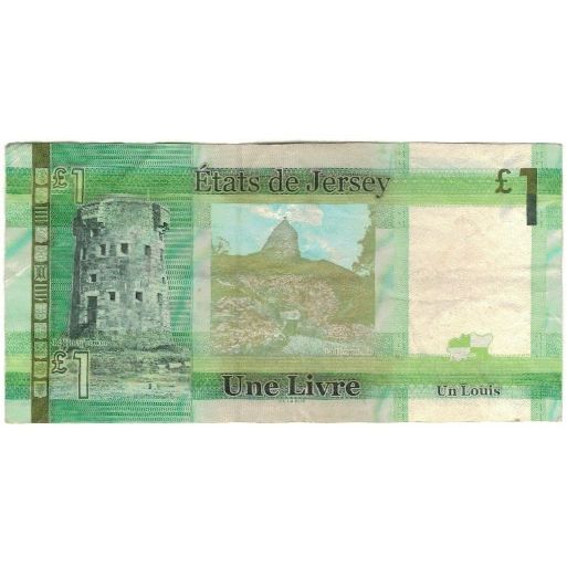 Banknote, Jersey, 1 Pound, Undated (2010), KM:32a, VF(30-35)