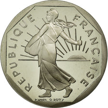 Moneta, Francia, Semeuse, 2 Francs, 1995, FDC, Nichel, Gadoury:547b