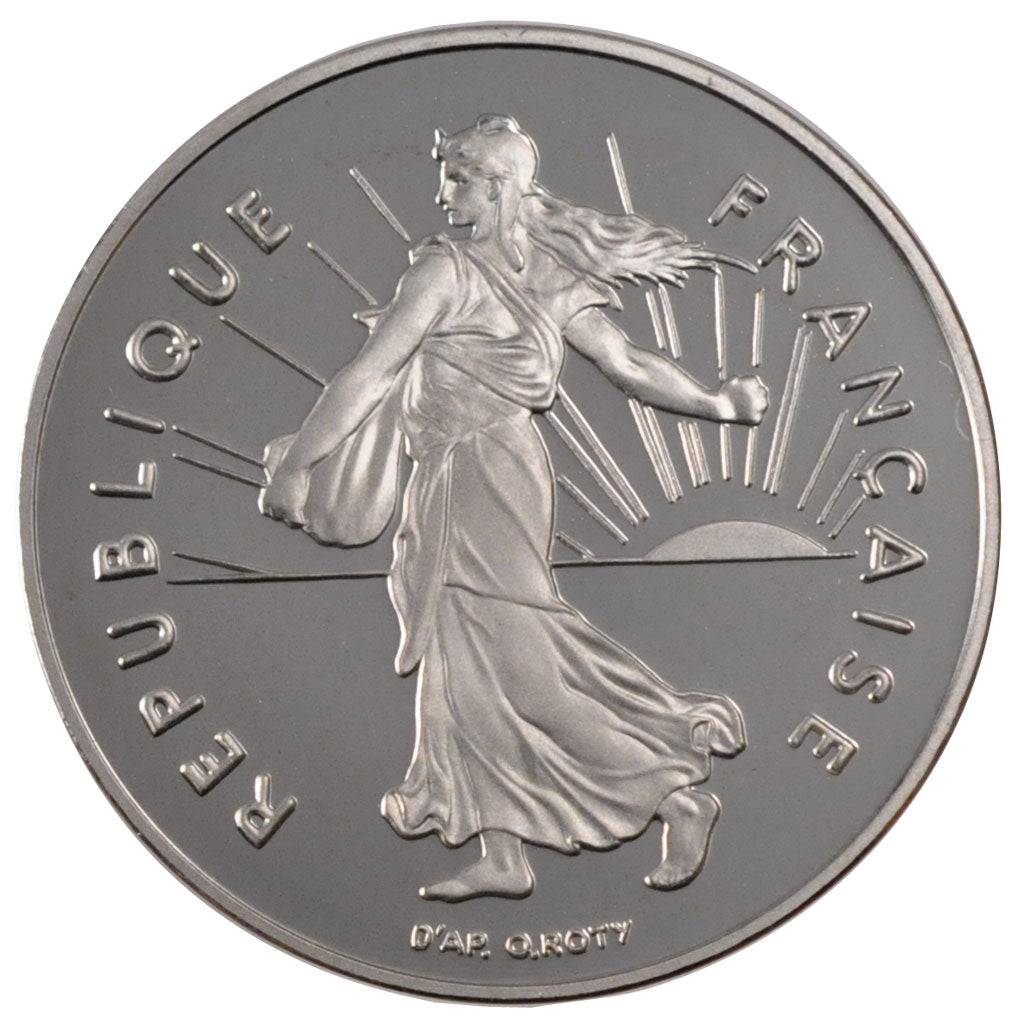 FRANCE, 5 Francs, 1992, MS(65-70), Cupro-nickel, Gadoury #771a, 10.00