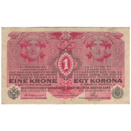 Banknote, Austria, 1 Krone, 1916, 1916-12-01, KM:49, EF(40-45)