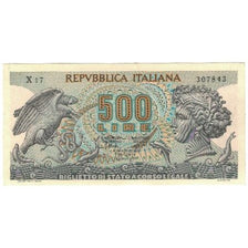 Banknote, Italy, 500 Lire, 1967, 1967-10-20, KM:93a, AU(55-58)