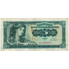 Banknote, Yugoslavia, 5 Dinara, 1965, KM:77a, VF(20-25)