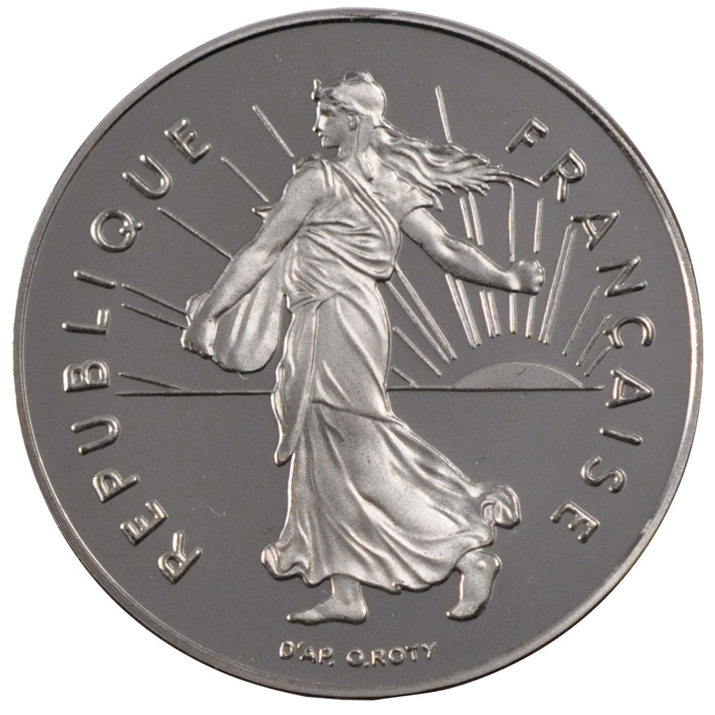 Francia, Semeuse, 5 Francs, 1997, Paris, FDC, Nichel placcato rame-nichel, Ga...