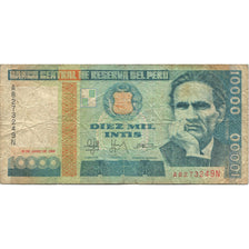 Banknote, Peru, 10,000 Intis, 1988-06-28, KM:141, VG(8-10)