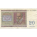 Banknote, Belgium, 20 Francs, 1950, 1950-07-01, KM:132b, EF(40-45)