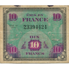 Francja, 10 Francs, 1944, 1944, VF(20-25), Fayette:VF18.1, KM:116a