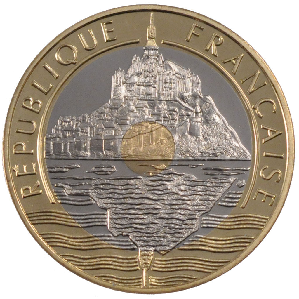 Francia, 20 Francs, 1992, FDC, Bimetallico, Gadoury:871a