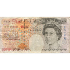 Billet, Grande-Bretagne, 10 Pounds, 1993, KM:386a, TB