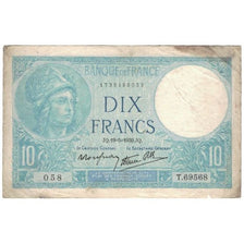 Francja, 10 Francs, 1939-05-19, VF(20-25), Fayette:7.3, KM:84