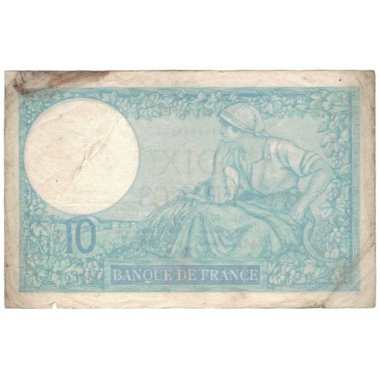 Francja, 10 Francs, 1939-05-19, VF(20-25), Fayette:7.3, KM:84