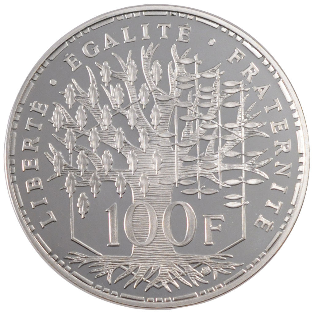 FRANCE, Panthéon, 100 Francs, 1992, Paris, KM #951.1, MS(65-70), Silver, Gadoury