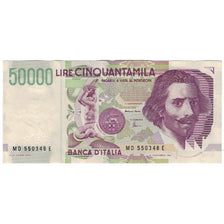 Banknote, Italy, 50,000 Lire, 1997, 1997-05-06, KM:116c, AU(50-53)