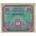 Francja, 10 Francs, Flag/France, 1944, VG(8-10), Fayette:VF18.01, KM:116a