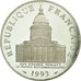 Munten, Frankrijk, Panthéon, 100 Francs, 1993, Paris, FDC, Zilver, Gadoury:898a