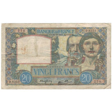 Francia, 20 Francs, Science et Travail, 1941, 1941-10-30, RC+, Fayette:12.19