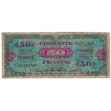 França, 50 Francs, 1944, VG(8-10), Fayette:VF24.01, KM:117a