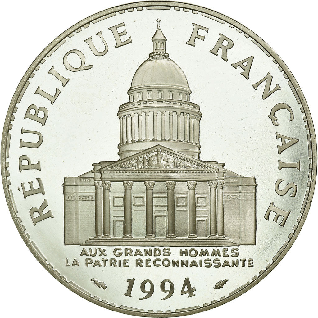 Coin, France, Panthéon, 100 Francs, 1994, Paris, MS(65-70), Silver