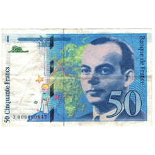 Francia, 50 Francs, St Exupéry, 1993, D.Bruneel-J.Bonnardin-Y.Barroux, BB