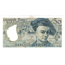 Francja, 50 Francs, Quentin de La Tour, 1989, STROHL TRONCHE DENTAUD, AU(55-58)