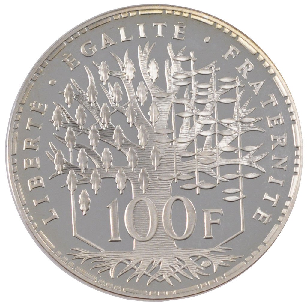 Francia, Panthéon, 100 Francs, 1996, Paris, FDC, Argento, Gadoury:898a