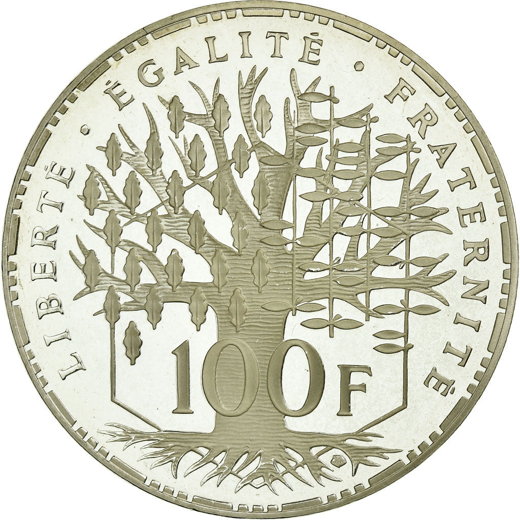 Coin, France, Panthéon, 100 Francs, 1997, Paris, MS(65-70), Silver