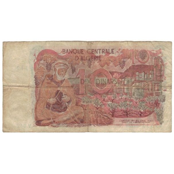 Banknote, Algeria, 10 Dinars, 1970-11-01, KM:127a, VG(8-10)