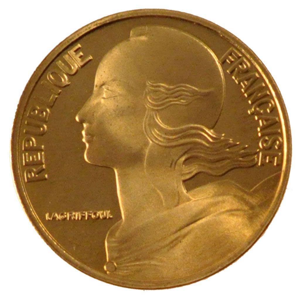 FRANCE, Marianne, 5 Centimes, 2001, Paris, KM #933, MS(65-70), Aluminum-Bronze,.