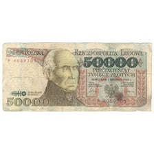 Billete, 50,000 Zlotych, 1989, Polonia, 1989-02-01, KM:153a, RC