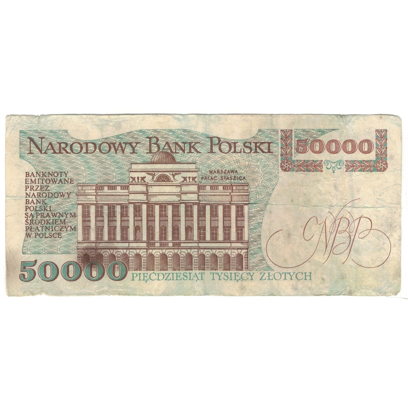Billete, 50,000 Zlotych, 1989, Polonia, 1989-02-01, KM:153a, RC