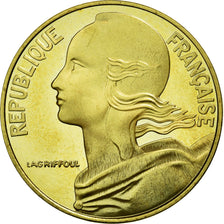 Coin, France, Marianne, 20 Centimes, 2001, MS(65-70), Aluminum-Bronze