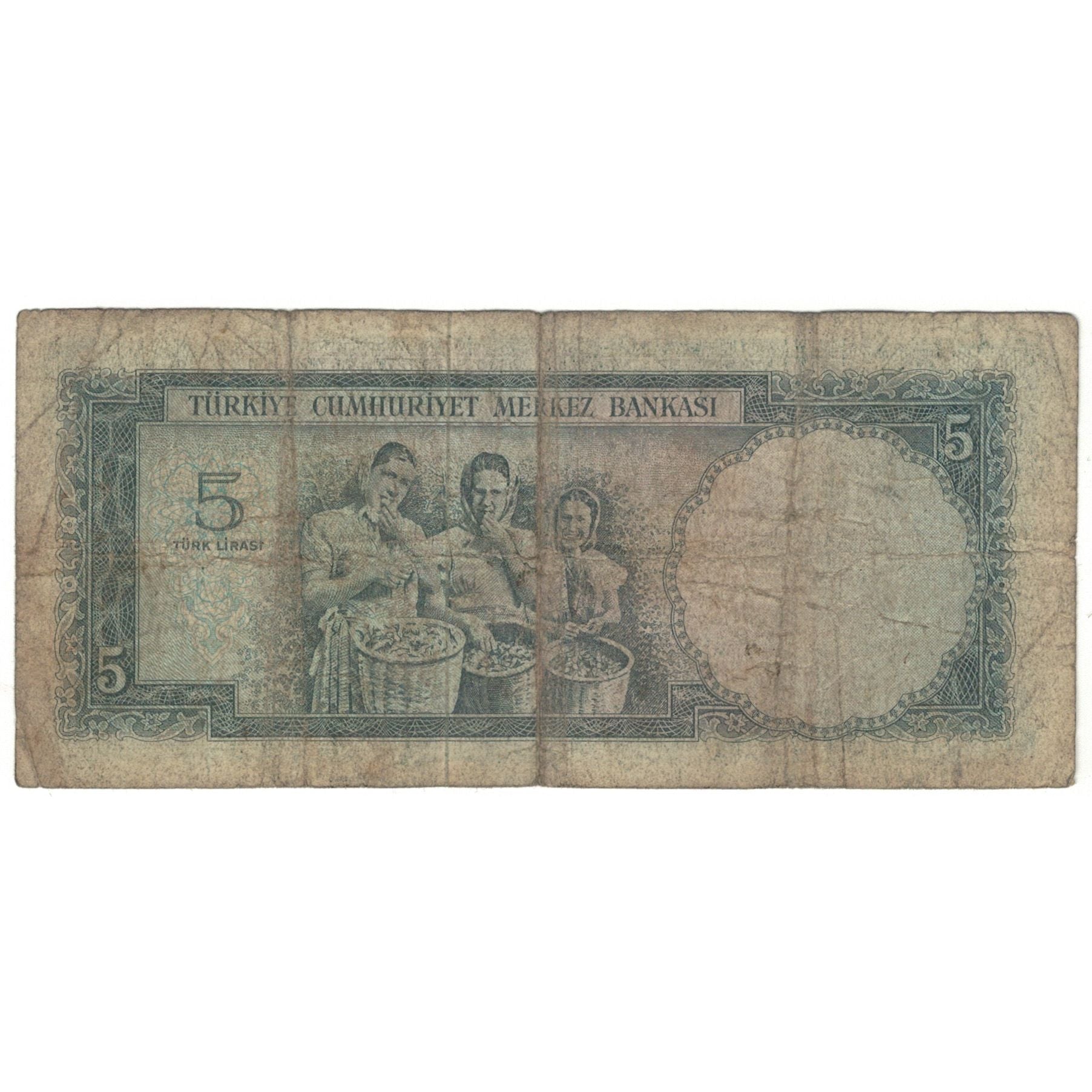 Banknote, Turkey, 5 Lira, 1930, 1930-06-11, KM:173a, VG(8-10)