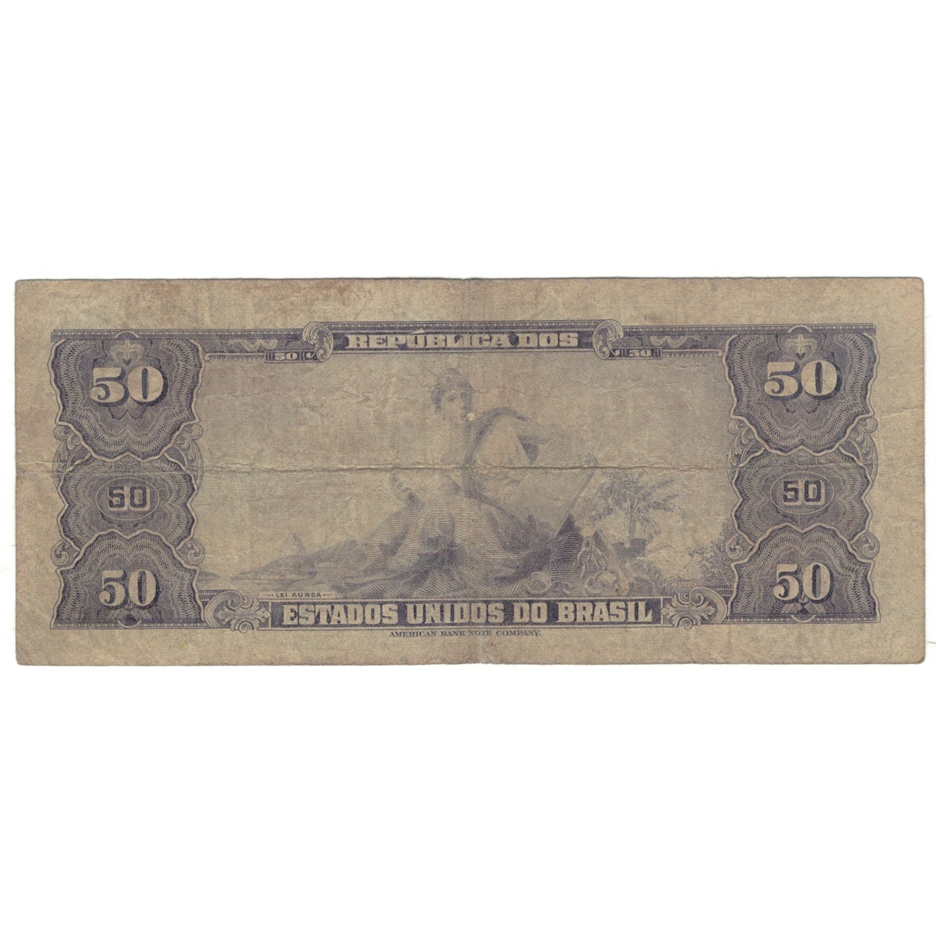 Banknote, Brazil, 50 Cruzeiros, KM:169a, VF(20-25)