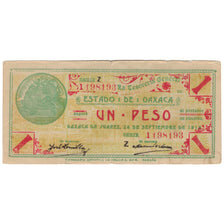Banknote, Mexico - Revolutionary, 1 Peso, 1915, KM:S953a, VF(20-25)