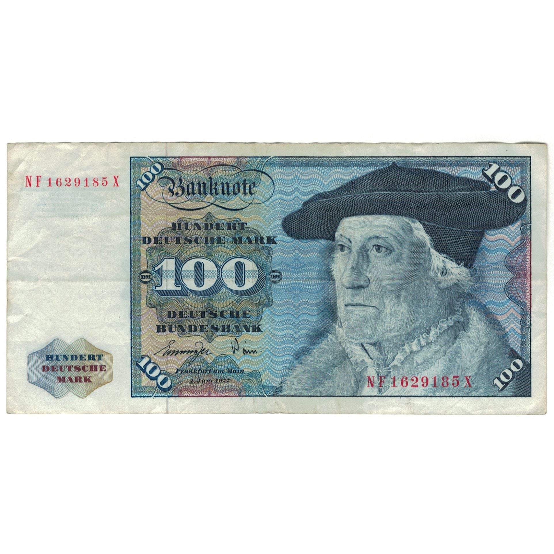 Banknote, GERMANY - FEDERAL REPUBLIC, 100 Deutsche Mark, 1977, 1977-06-01
