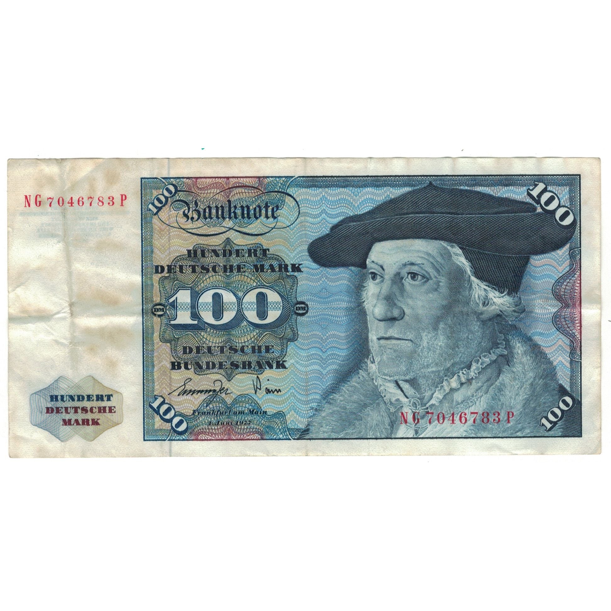 Billet, République fédérale allemande, 100 Deutsche Mark, 1977, 1977, KM:34b