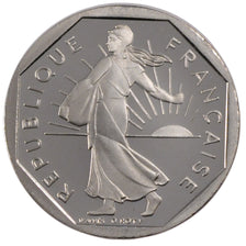 FRANCE, Semeuse, 2 Francs, 2001, KM #942.2, MS(65-70), Nickel, 26.5, Gadoury...