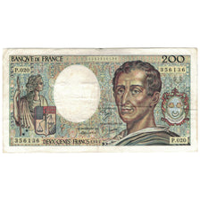 France, 200 Francs, 1983, P.020, VF(20-25), Fayette:70.3, KM:155a