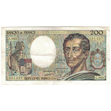 Francja, 200 Francs, Montesquieu, 1988, L.062, VF(20-25), Fayette:70.8, KM:155c