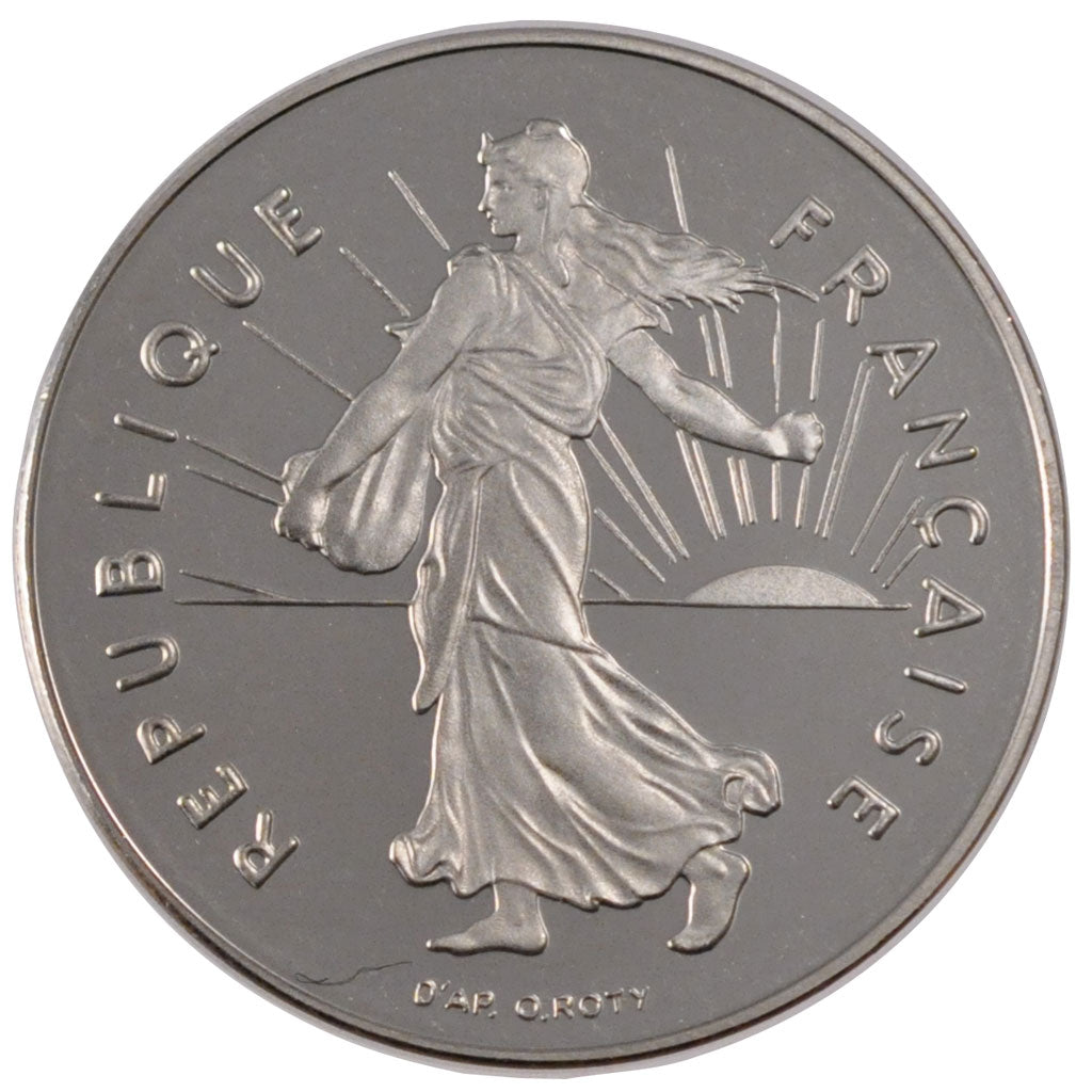 FRANCE, 5 Francs, 2001, MS(65-70), Cupro-nickel, Gadoury #771a, 10.00