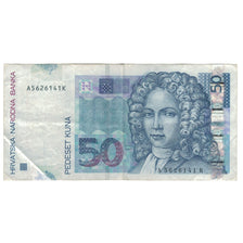 Biljet, Kroatië, 50 Kuna, 2002, 7.3.2002, KM:40, TTB